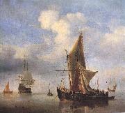 VELDE, Willem van de, the Younger Calm Sea wet oil painting picture wholesale